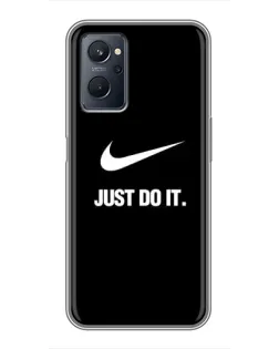 Чохол для Realme 9i з картинкою «Класичний принт Nike»