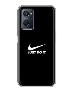 Чохол для Realme 9i з картинкою «Мінімалізм від Nike»