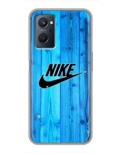 Чохол для Realme 9i з картинкою «Блакитне дерево Nike»