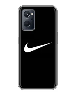 Чехол для Realme 9i с картинкой «Минималистический Найк»