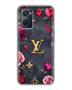 Чохол для Realme 9i з картинкою «Квітковий Louis Vuitton»
