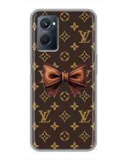 Чохол для Realme 9i з картинкою «LV з бантом»