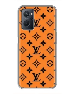 Чохол для Realme 9i з картинкою «Помаранчевий стиль LV»