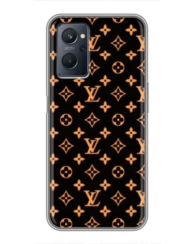 Чохол для Realme 9i з картинкою «Золота монограма LV» Чохол для Realme 9i з картинкою «Золота монограма LV»