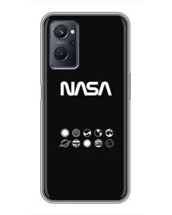 Чохол для Realme 9i з картинкою «NASA — технічний принт»