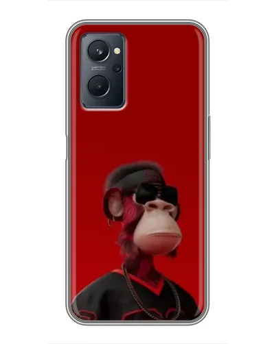 Чохол для Realme 9i з картинкою «Bored Ape в червоному» Чохол для Realme 9i з картинкою «Bored Ape в червоному»