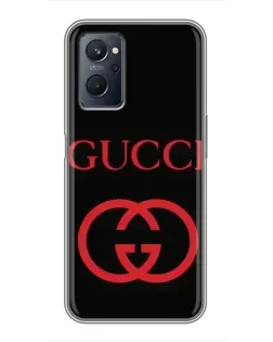 Чохол для Realme 9i з картинкою «Gucci — червоний логотип»
