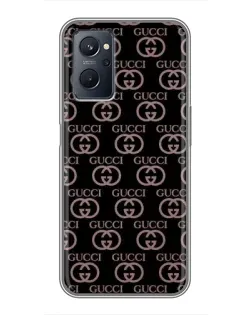 Чохол для Realme 9i з картинкою «Класична монограма Gucci»