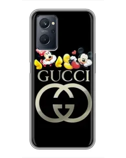 Чохол для Realme 9i з картинкою «Gucci — герої Disney»