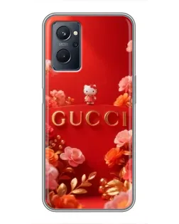 Чохол для Realme 9i з картинкою «Gucci — золотий сад»
