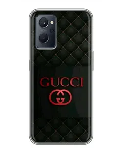 Чохол для Realme 9i з картинкою «Gucci — стьобаний чорний»