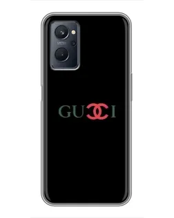 Чохол для Realme 9i з картинкою «Gucci — червоний градієнт»