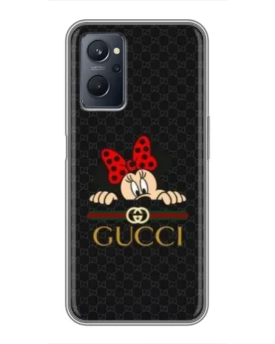 Чохол для Realme 9i з картинкою «Мінні Маус Gucci — чорний» Чохол для Realme 9i з картинкою «Мінні Маус Gucci — чорний»
