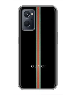 Чехол для Realme 9i с картинкой «Gucci — строгая линия»