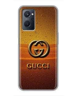 Чехол для Realme 9i с картинкой «Gucci — солнечный градиент»