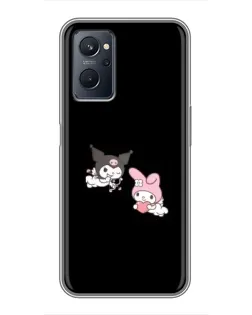 Чохол для Realme 9i з картинкою «My Melody та Kuromi» Чохол для Realme 9i з картинкою «My Melody та Kuromi»