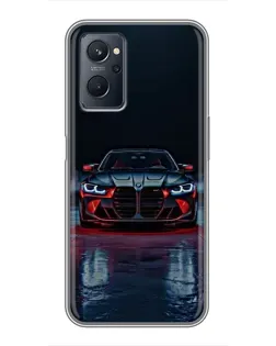 Чохол для Realme 9i з картинкою «BMW на мокрій дорозі»