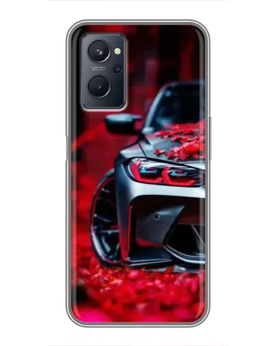 Чохол для Realme 9i з картинкою «Спортивна BMW та квіти» Чохол для Realme 9i з картинкою «Спортивна BMW та квіти»