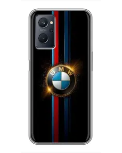 Чохол для Realme 9i з картинкою «BMW M-Power неон»
