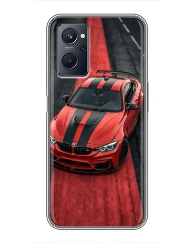 Чохол для Realme 9i з картинкою «BMW на червоній доріжці» Чохол для Realme 9i з картинкою «BMW на червоній доріжці»