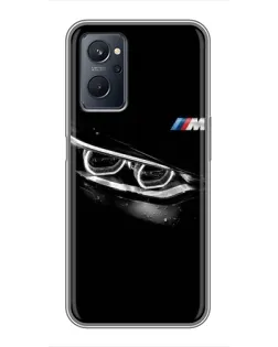 Чехол для Realme 9i с картинкой «BMW — взгляд тигра»