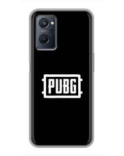 Чохол для Realme 9i з картинкою «Лого BMW — металевий блиск»