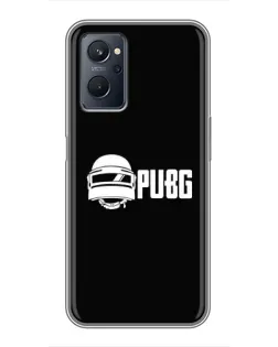 Чохол для Realme 9i з картинкою «PUBG — класичний лого»