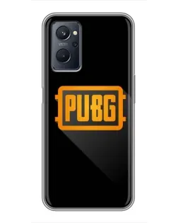 Чохол для Realme 9i з картинкою «PUBG — рамка лого»
