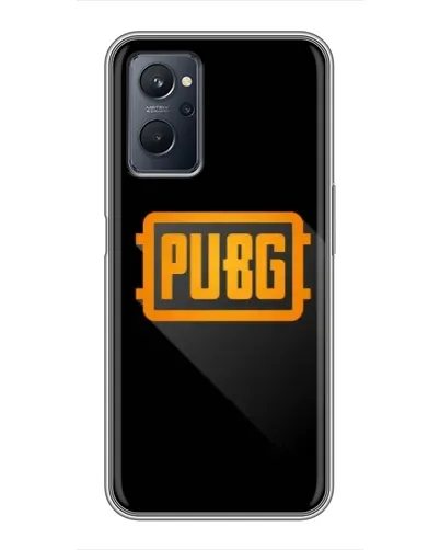 Чохол для Realme 9i з картинкою «PUBG — рамка лого» Чохол для Realme 9i з картинкою «PUBG — рамка лого»