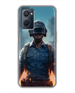 Чохол для Realme 9i з картинкою «PUBG — реалістичний герой»