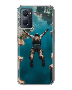 Чохол для Realme 9i з картинкою «PUBG — вільне падіння»