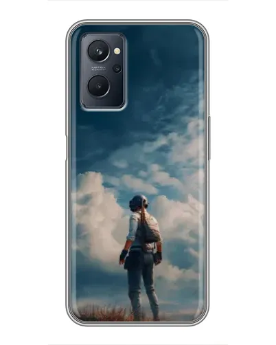 Чохол для Realme 9i з картинкою «Герой PUBG на скелі» Чохол для Realme 9i з картинкою «Герой PUBG на скелі»