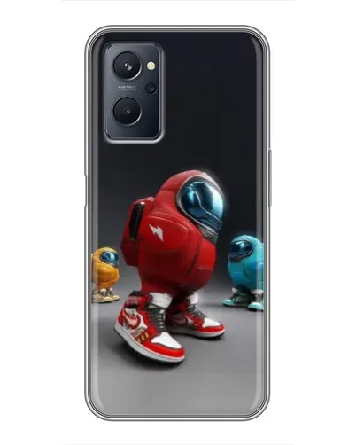 Чехол для Realme 9i с картинкой «Among Us — 3D стиль»