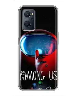Чохол для Realme 9i з картинкою «Червоний імпостер — макро» Чохол для Realme 9i з картинкою «Червоний імпостер — макро»