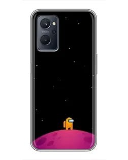 Чохол для Realme 9i з картинкою «Самотній герой на планеті» Чохол для Realme 9i з картинкою «Самотній герой на планеті»
