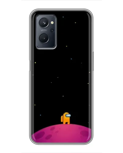 Чехол для Realme 9i с картинкой «Одинокий герой на планете»