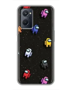 Чохол для Realme 9i з картинкою «Космічний патерн Among Us» Чохол для Realme 9i з картинкою «Космічний патерн Among Us»