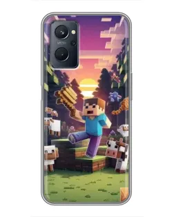 Чохол для Realme 9i з картинкою «Стів на фермі»