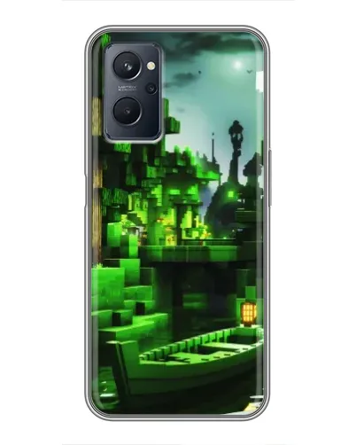 Чехол для Realme 9i с картинкой «Minecraft лесной пейзаж» Чехол для Realme 9i с картинкой «Minecraft лесной пейзаж»