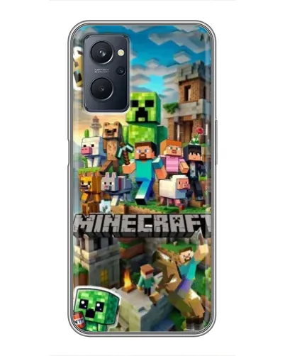 Чехол для Realme 9i с картинкой «Замок Minecraft» Чехол для Realme 9i с картинкой «Замок Minecraft»