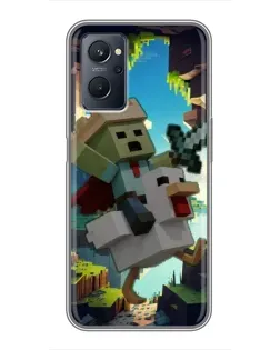 Чохол для Realme 9i з картинкою «Стів та гусь» Чохол для Realme 9i з картинкою «Стів та гусь»