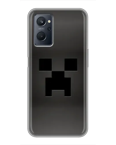Чехол для Realme 9i с картинкой «Черный крипер градиент» Чехол для Realme 9i с картинкой «Черный крипер градиент»