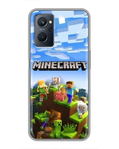 Чехол для Realme 9i с картинкой «Minecraft классический мир» Чехол для Realme 9i с картинкой «Minecraft классический мир»