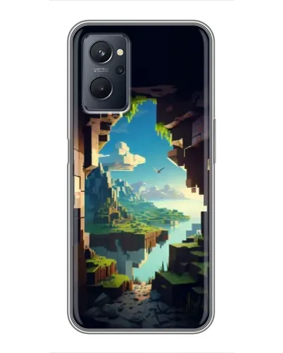 Чехол для Realme 9i с картинкой «Вид из пещеры» Чехол для Realme 9i с картинкой «Вид из пещеры»