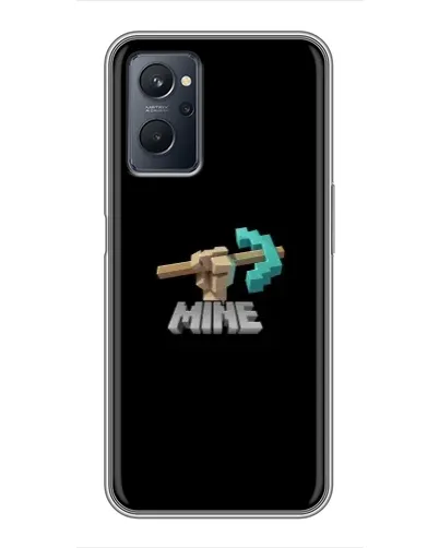Чехол для Realme 9i с картинкой «Алмазная кирка» Чехол для Realme 9i с картинкой «Алмазная кирка»