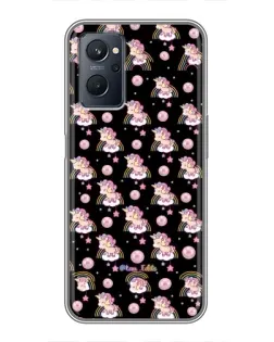 Чехол для Realme 9i с картинкой «Magic Unicorn паттерн»
