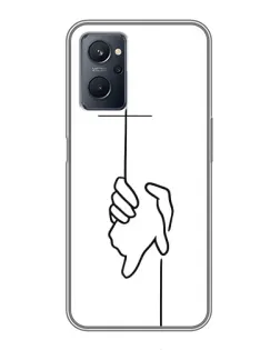 Чохол для Realme 9i з картинкою «Рука тримає»