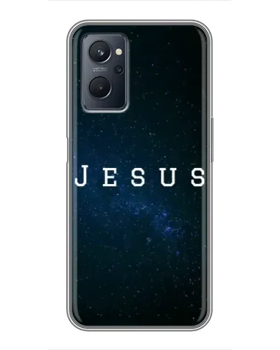Чехол для Realme 9i с картинкой «Звездное небо Jesus»