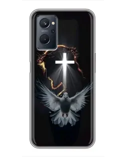 Чехол для Realme 9i с картинкой «Голубь и Свет»