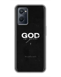 Чехол для Realme 9i с картинкой «GOD — Бог над всем»